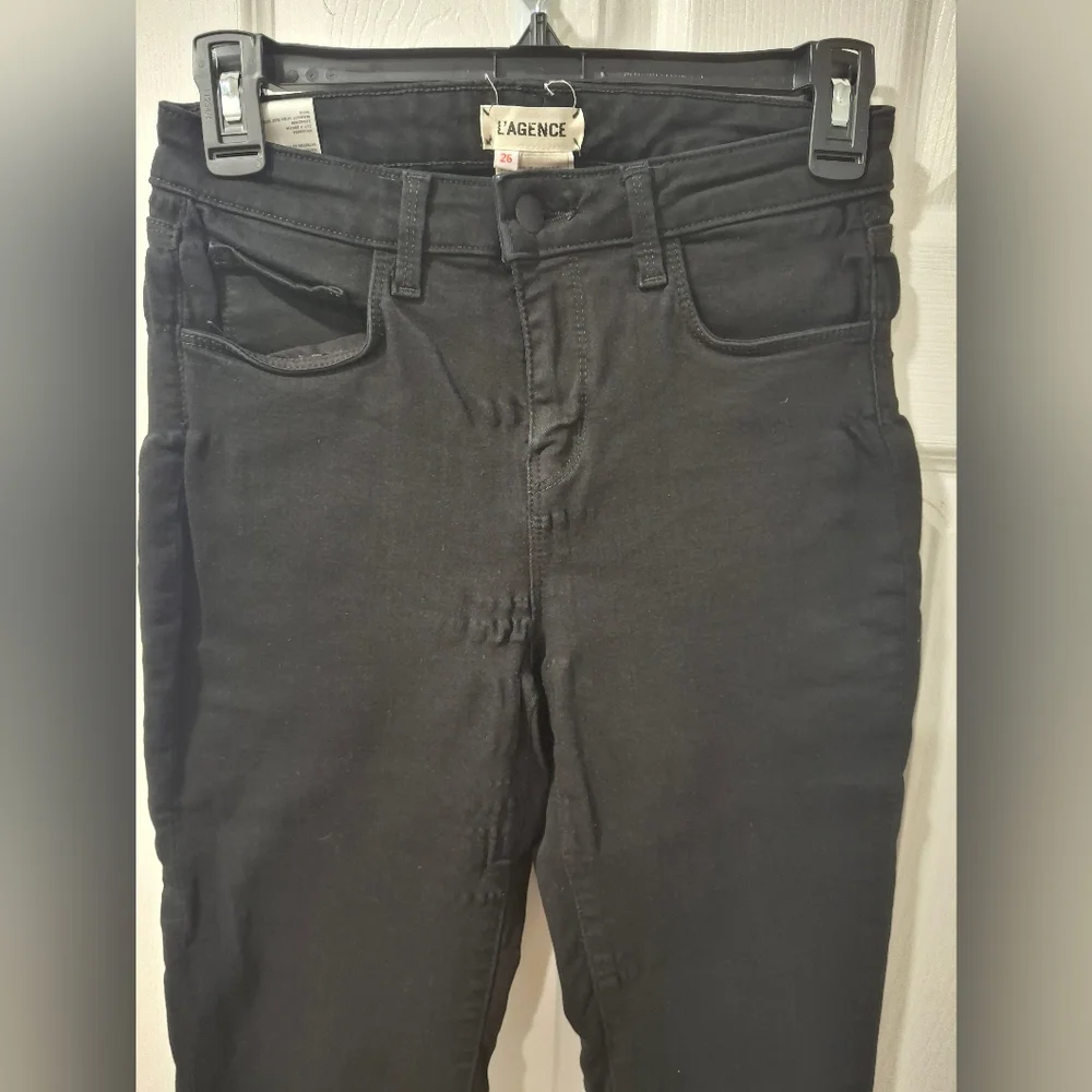 L'AGENCE Black Skinny Jeans - Picture 2 of 6